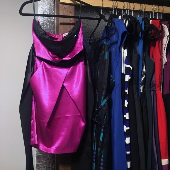 As U Wish โฆ Pink Flash Mini Dress (size 9) - Picture 5 of 6